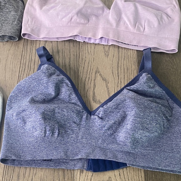 Women's Size Large Comfortable Bra Set - Gray, Purple, Light Blue - (4) Piece - Picture 6 of 9